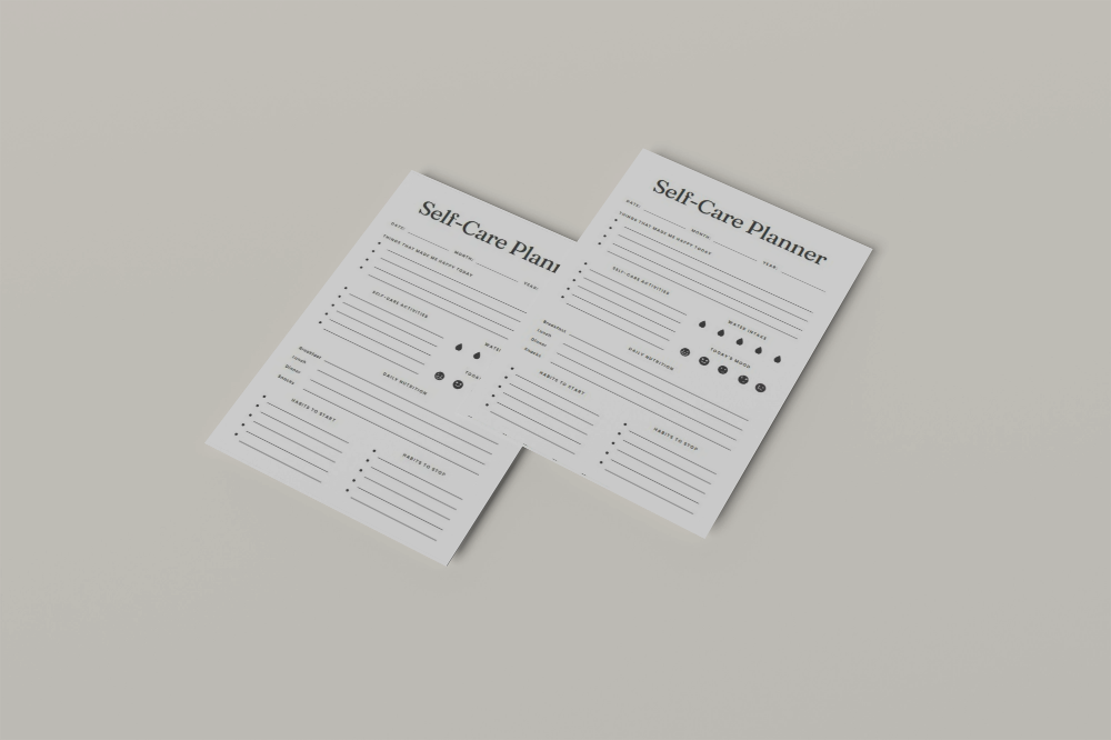 Self-Care Planning Worksheet