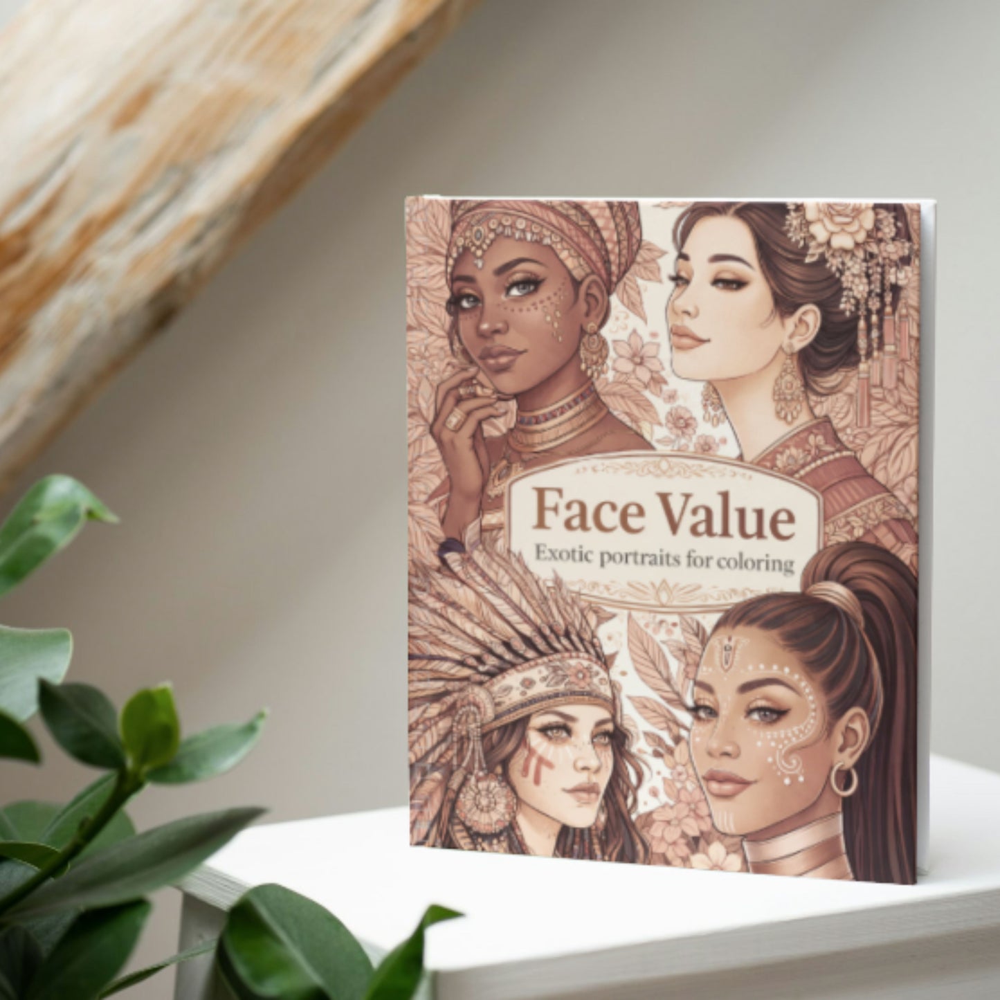 Face Value: Exotic Portraits for Coloring
