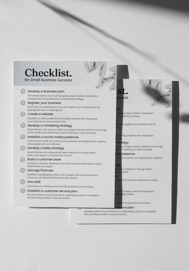 Small Business Growth Worksheet