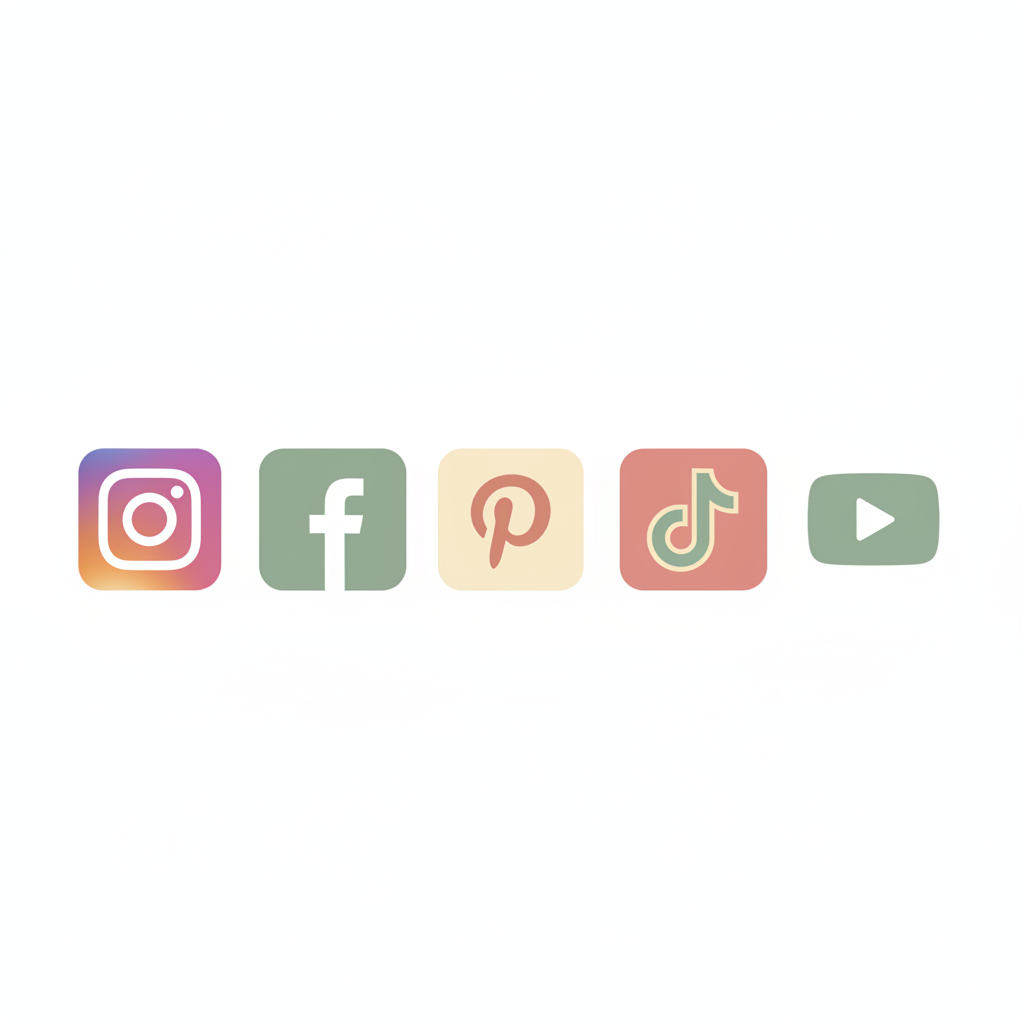 Social media planning workspace designed for audience growth and content creation