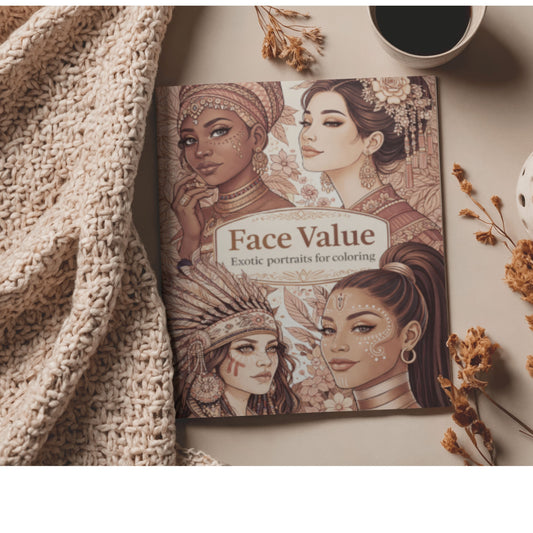 Face Value: Exotic Portraits for Coloring