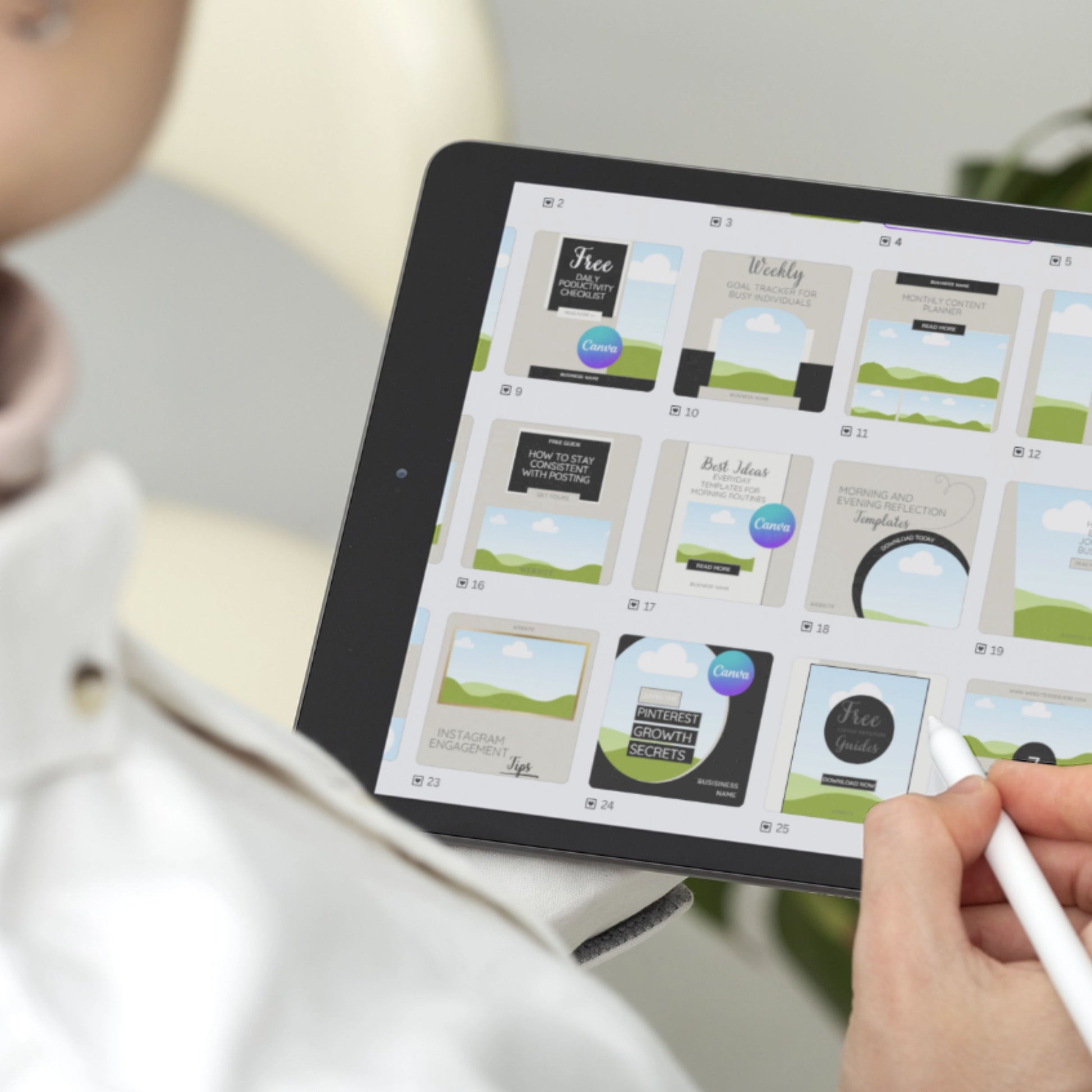 PLR content templates for digital journal business and social media growth