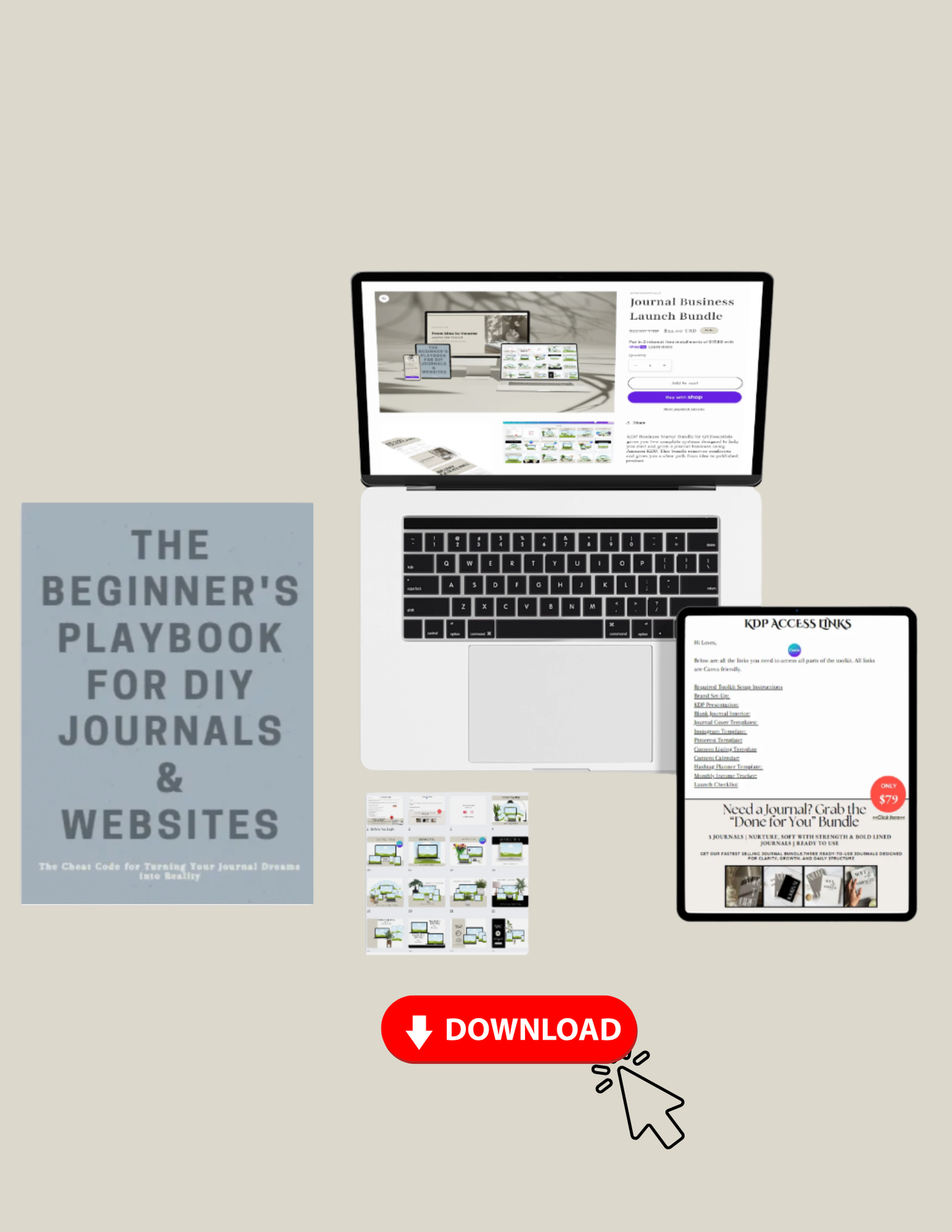 FREE Journal Business Starter Kit