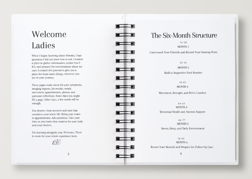 Fibroid Wellness Journal: A Six-Month Guided Workbook