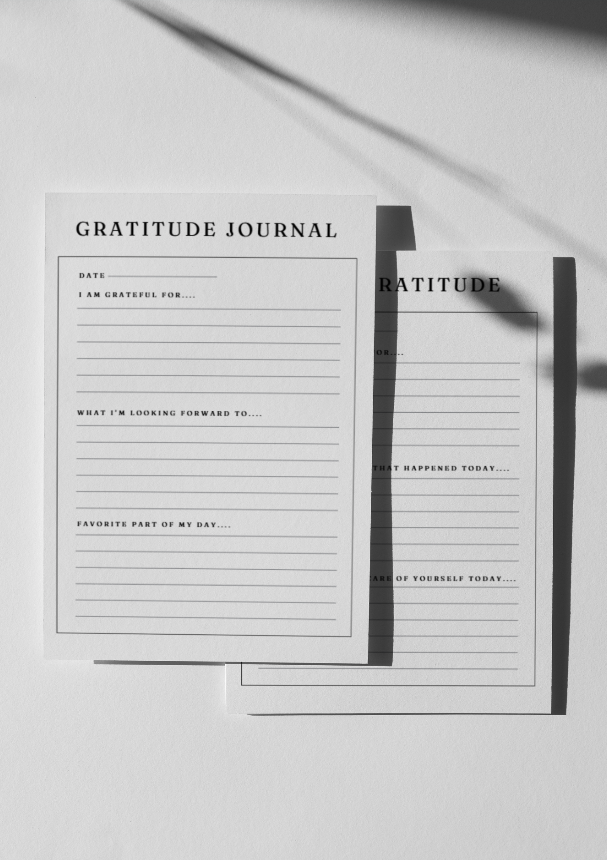 Daily Gratitude Focus Worksheet