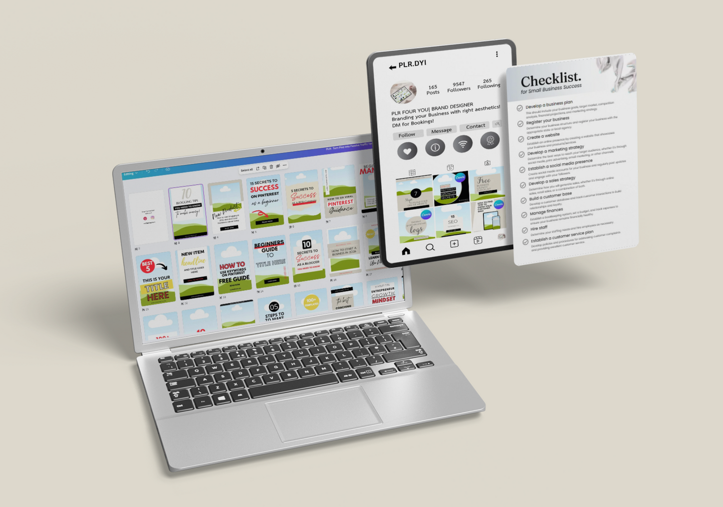 Instagram Growth PLR Template