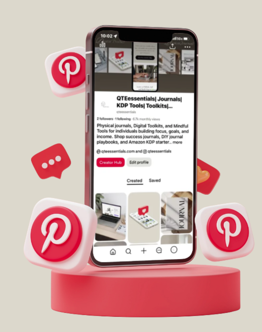 Pinterest Growth Template for Strategic Brand Visibility