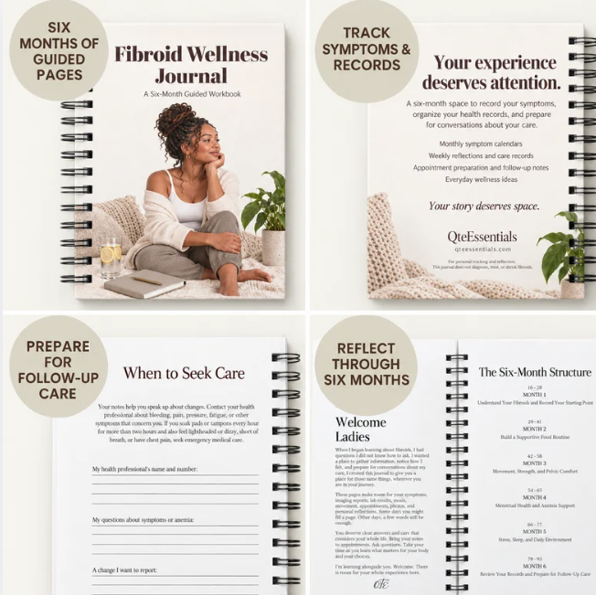 Fibroid Wellness Journal: A Six-Month Guided Workbook