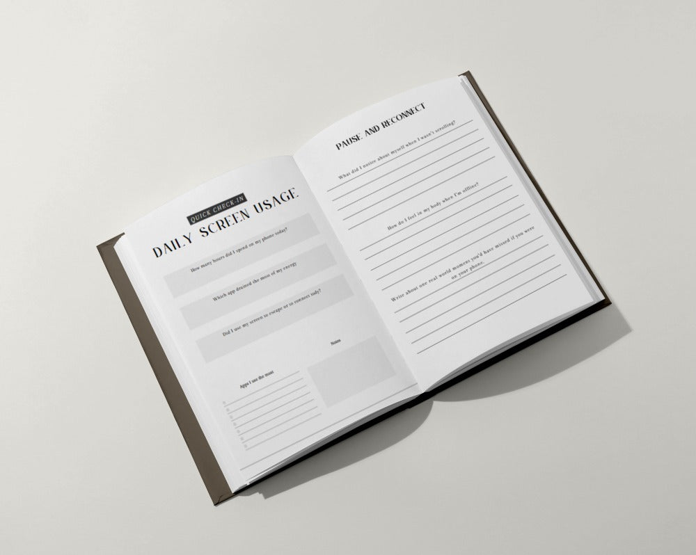 Unplug and Detox: Digital Reset Journal